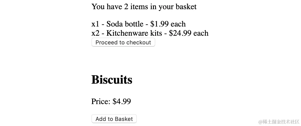 图 10.15：渲染篮子项目