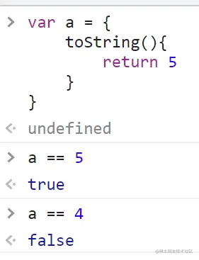 隐式调用toString