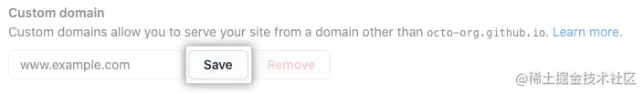 custom domain