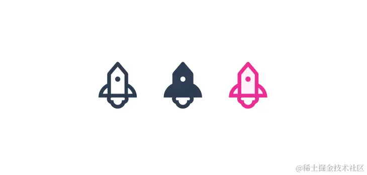 Three Rocket Logos