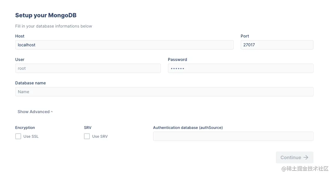 How to build a MongoDB admin panel
