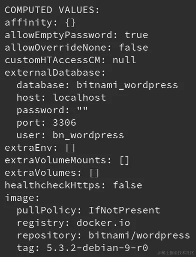 图 3.17 - wordpress 发布的所有值的子集