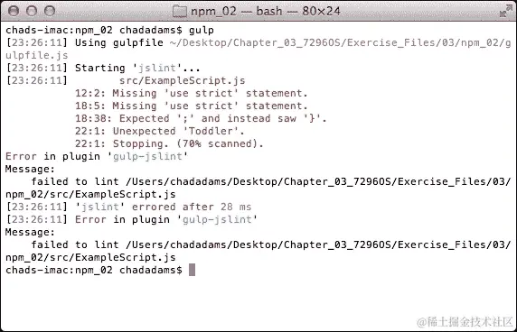 测试我们的示例文件