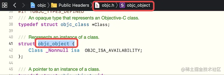 objc.h中的objc_object定义