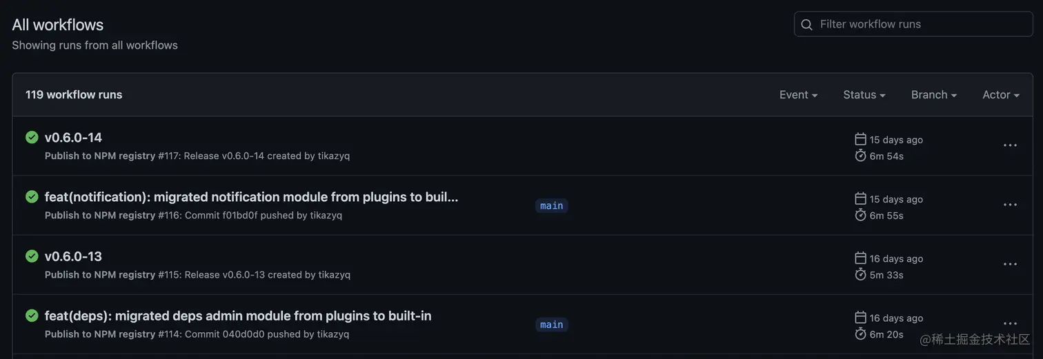 Workflows