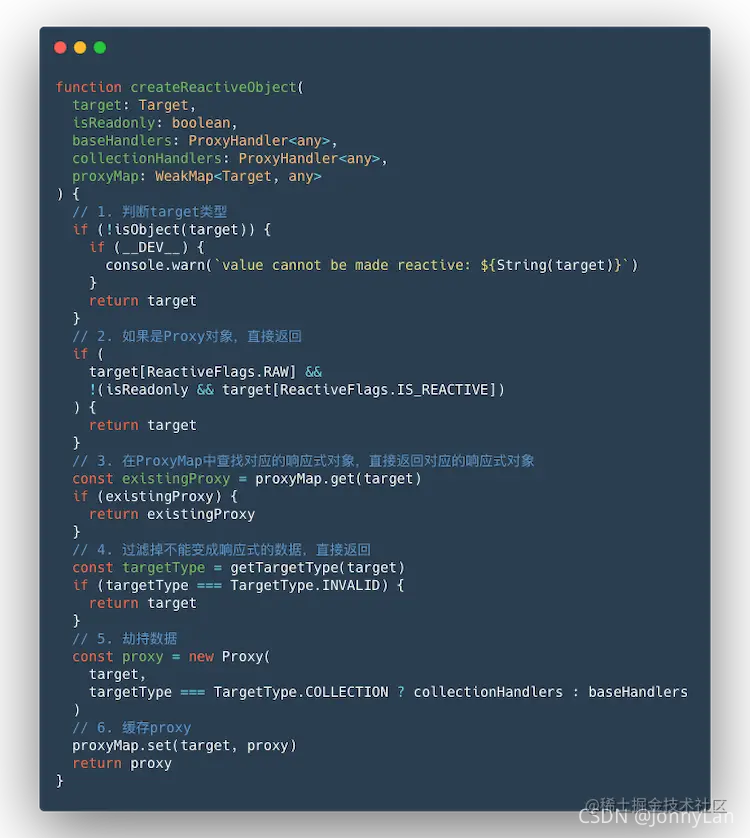 createReactiveObject