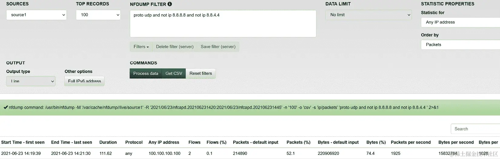 图 12.28 – UDP 搜索结果 – 删除合法的 DNS 流量