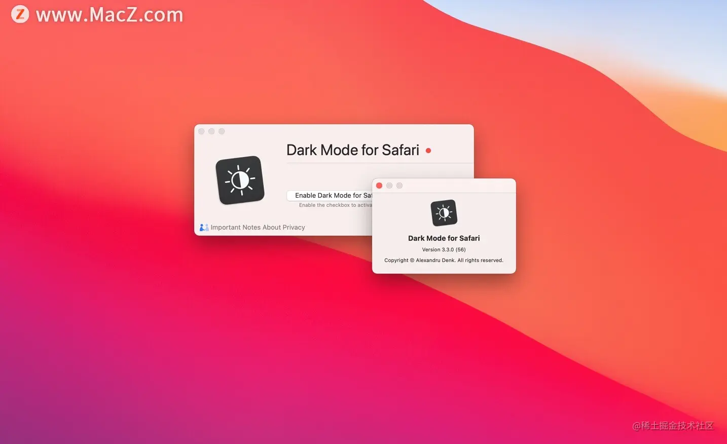 Dark Mode for Safari Mac版(Safari浏览器暗黑模式插件) - 掘金