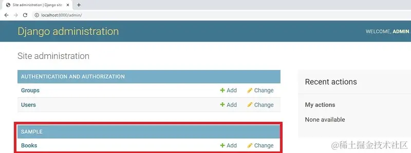 Create Django Model - Admin Interface.