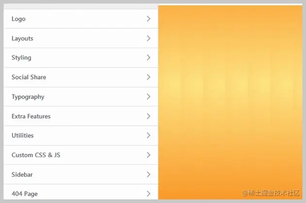WordPress Custom Theme General Settings