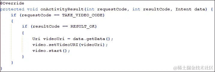 使用意图录制视频