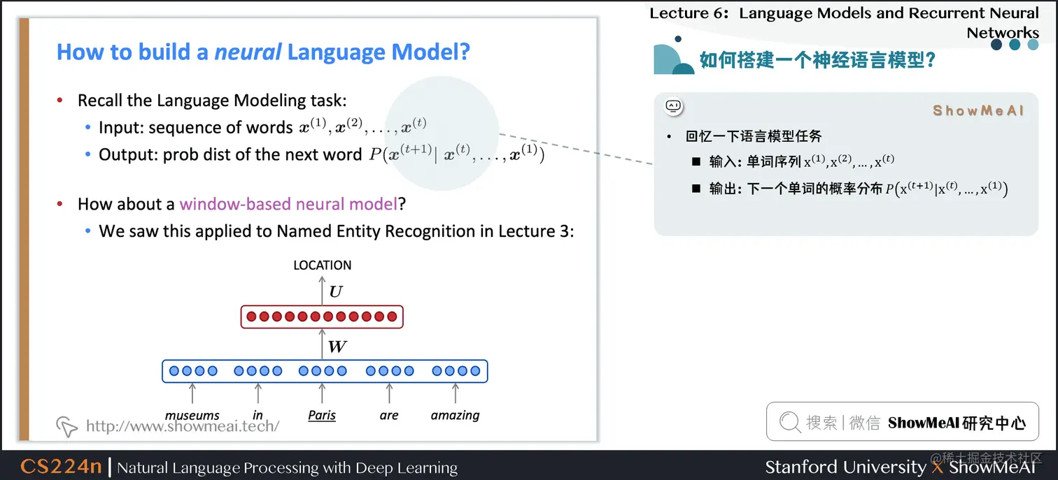 如何搭建一个神经语言模型？