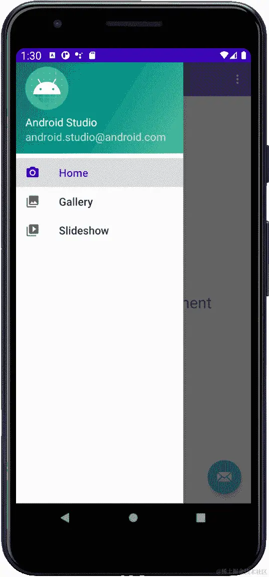 图 26.8 – 导航页面