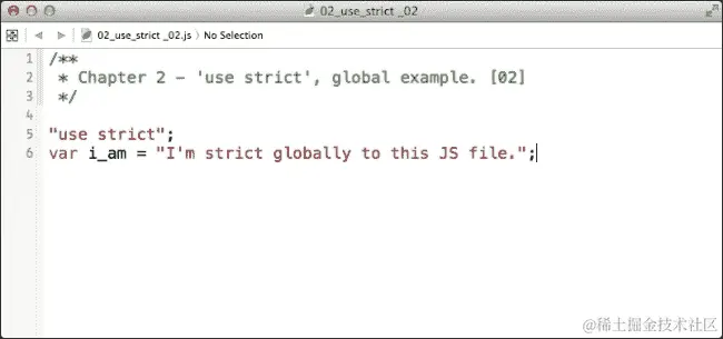 了解 use strict 语句