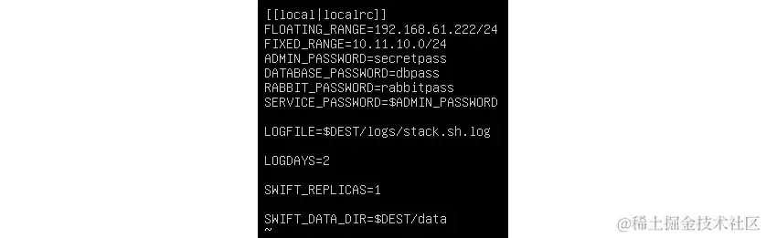 图 12.13 - 示例配置