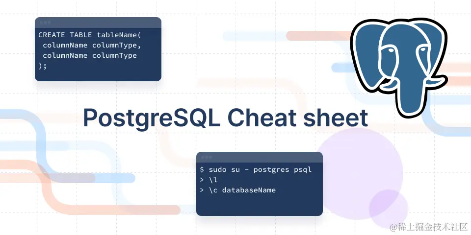 PostgreSQL Cheat Sheet