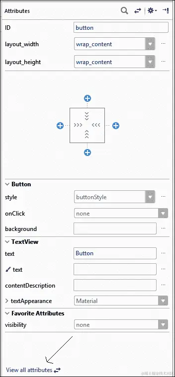 编辑按钮的属性