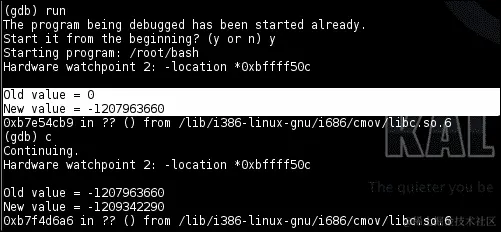设置执行断点和监视点