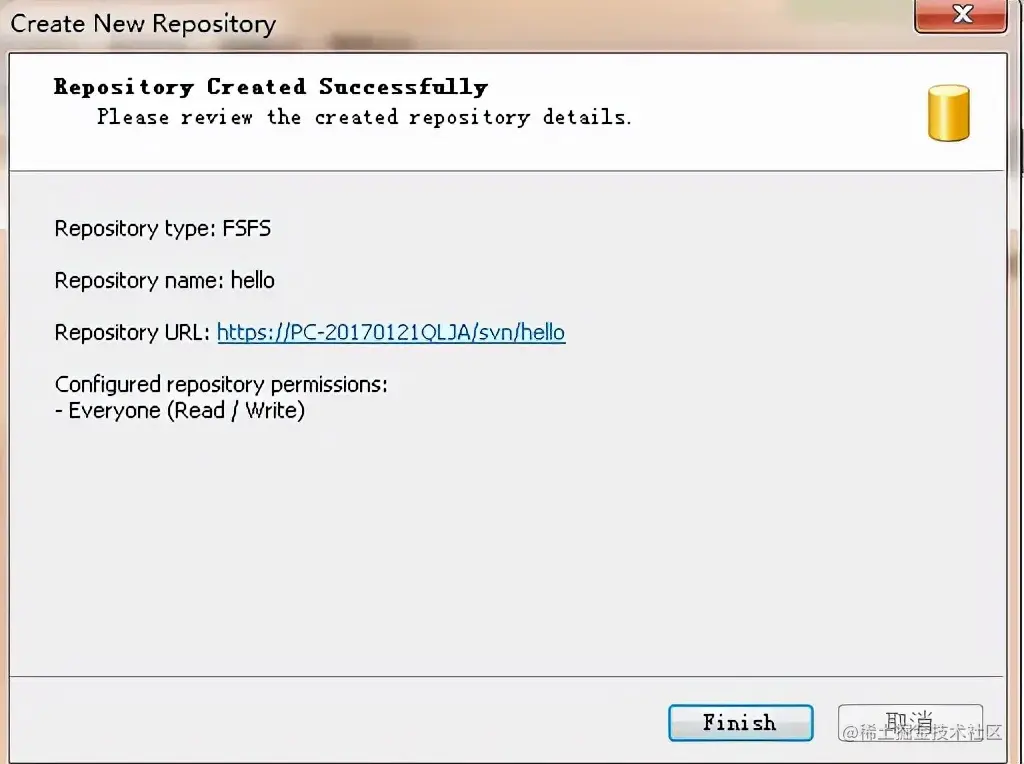 手把手教你搭建集中式版本控制系统SVN服务器