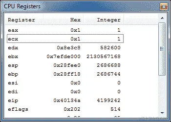 第一个应用程序调试