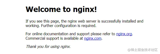 Windows下安装Nginx