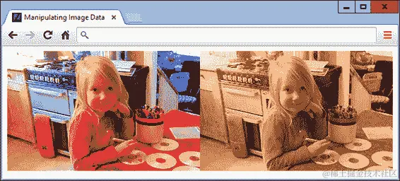 将图像转换为深褐色（在灰度模式下查看此图像时，只会看到细微差异）