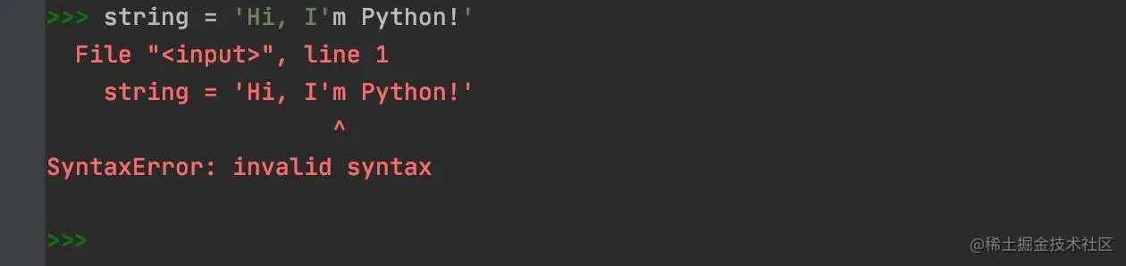 Python基础编程——字符串及字符串拼接