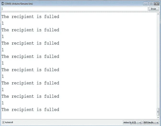 测量容器中的水位