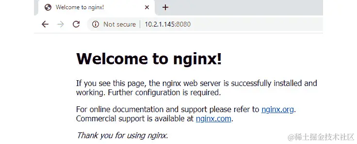 图 3.17 - NGINX 在主机网络上运行