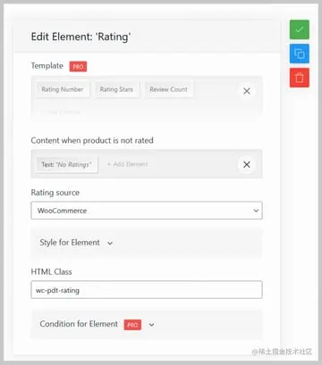 WooCommerce Product Table Rating Cell Template