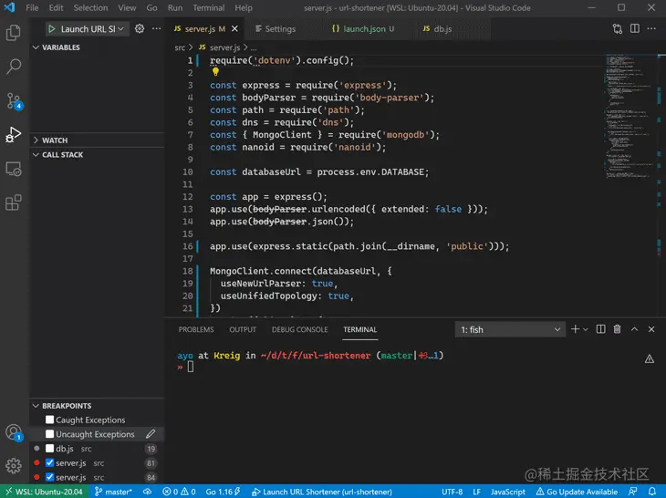 Start Debugging Session