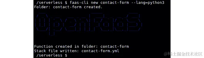 图 9.59：创建 contact-form 函数