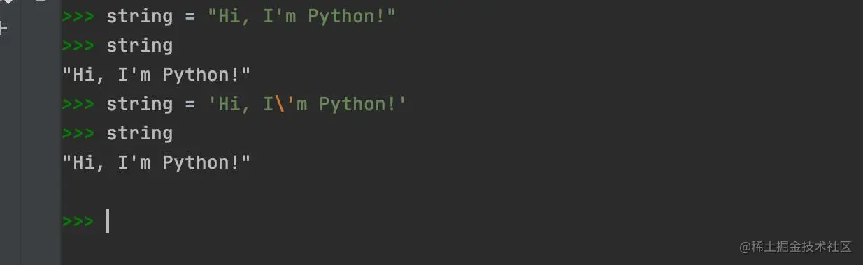 Python基础编程——字符串及字符串拼接