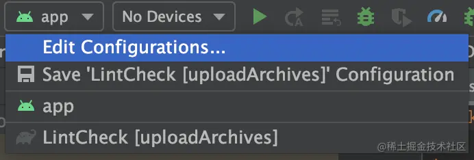 Edit Configurations...