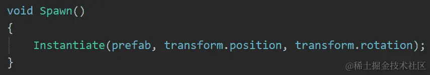 图 14.36 - 在生成函数中实例化