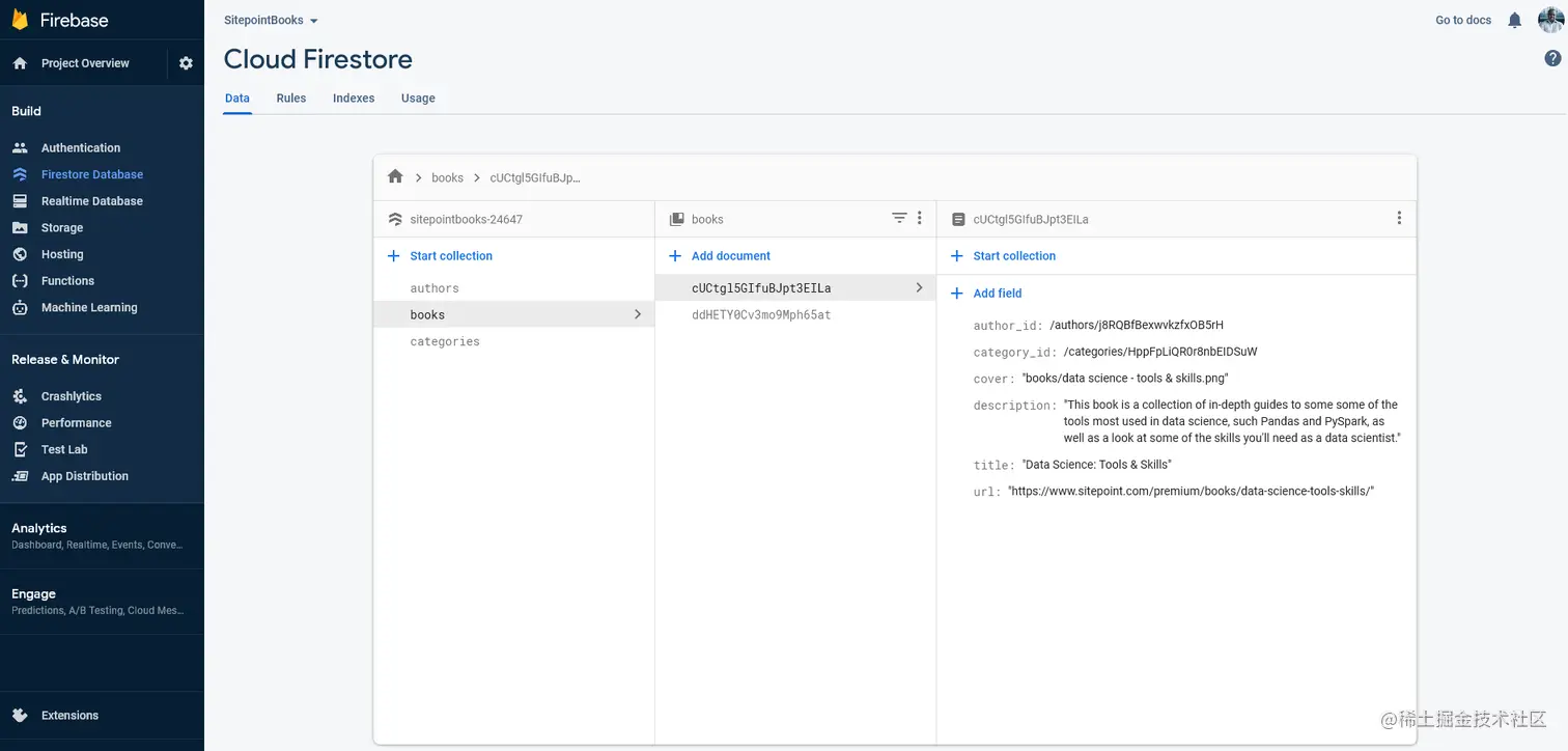 cloud firestore database
