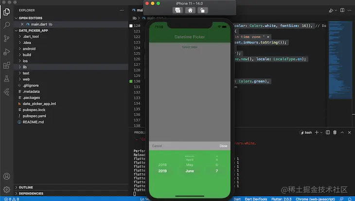 Flutter 日期时间选择器最终版