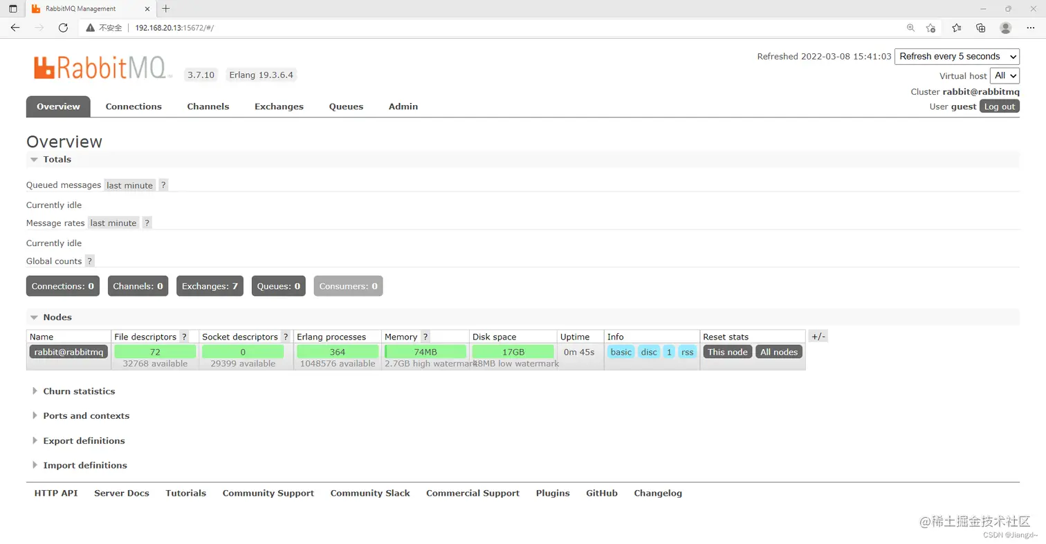 [外链图片转存失败,源站可能有防盗链机制,建议将图片保存下来直接上传(img-9cMeCqLa-1664502492327)(01RabbitMQ消息队列核心概念与部署.assets\image-20220308154118670.png)]