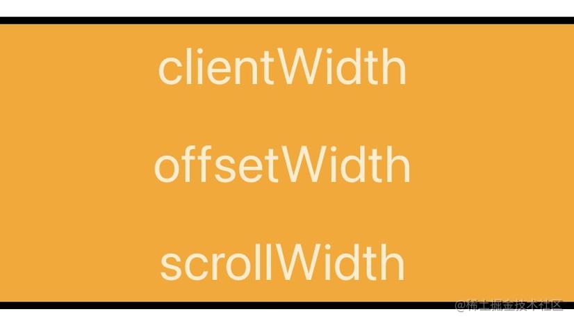 你必须知道的 clientWidth, offsetWidth, scrollWidth.