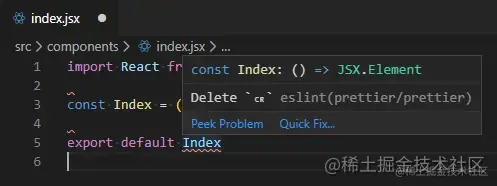 Code File With Prettier Linting Errors - .gitattributes