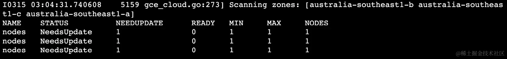 图 18.28：执行滚动更新的干跑