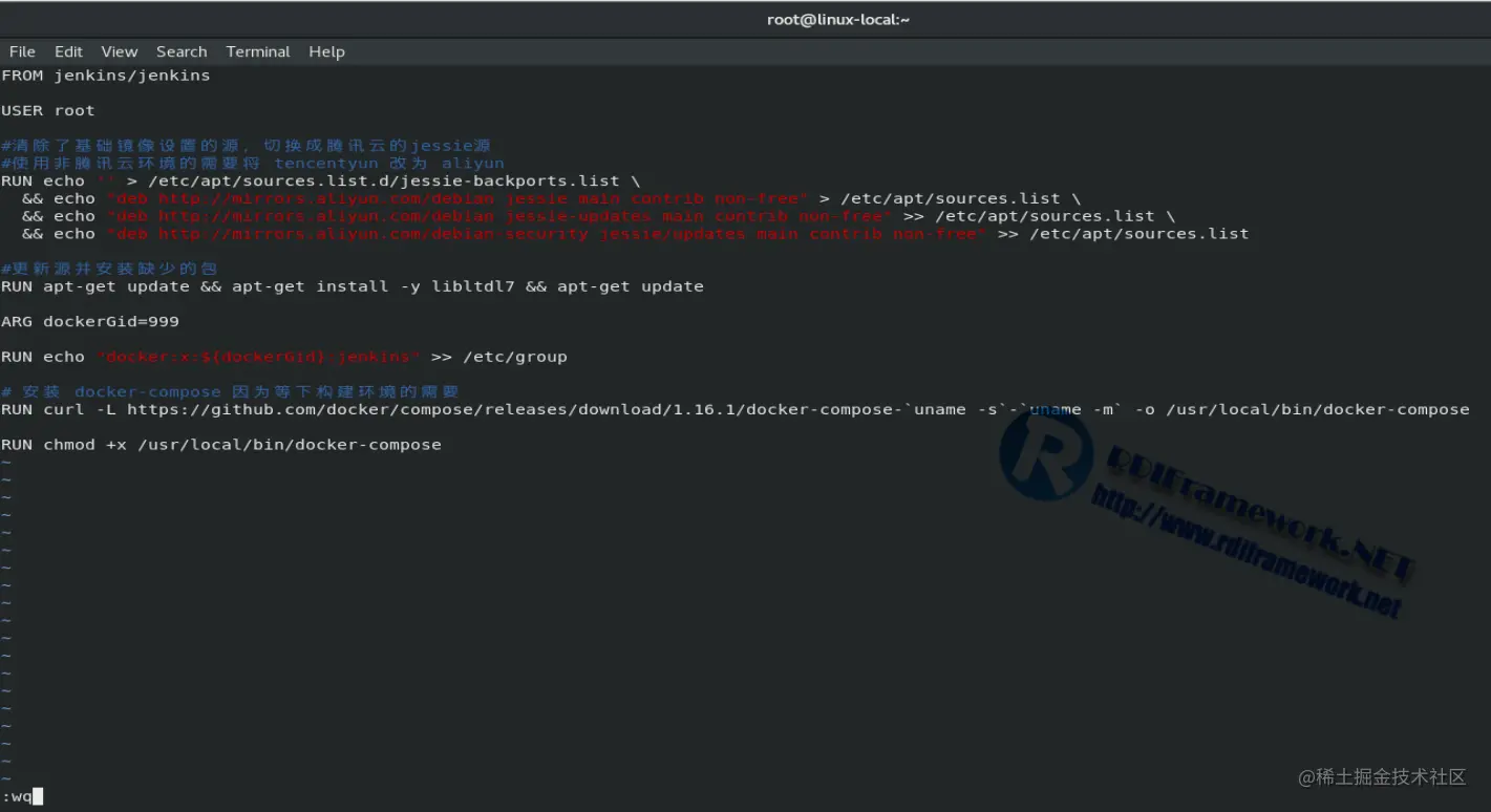 构建自定义的Dockerfile
