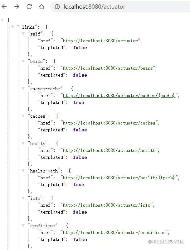 Spring Boot Admin Client 监测接口