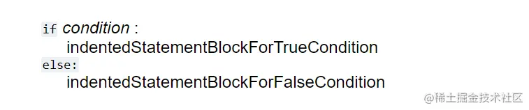 python if else syntax
