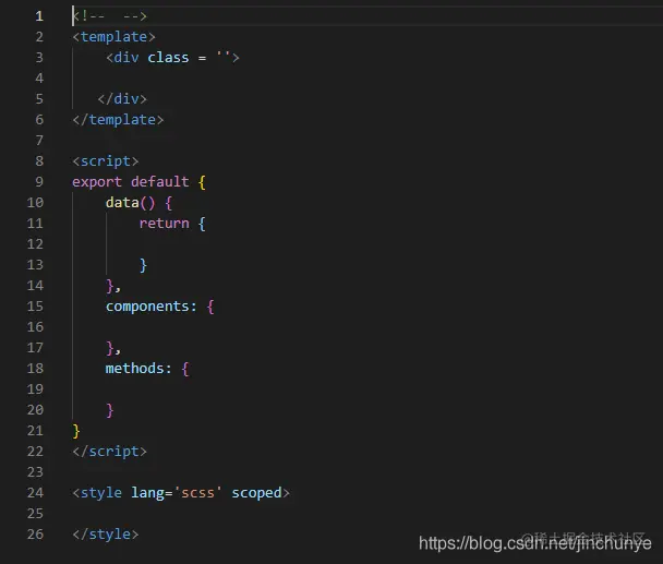 VSCode里Vue模板生成