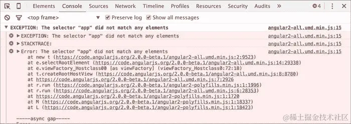 Angular 2 中的 Hello world! 应用程序