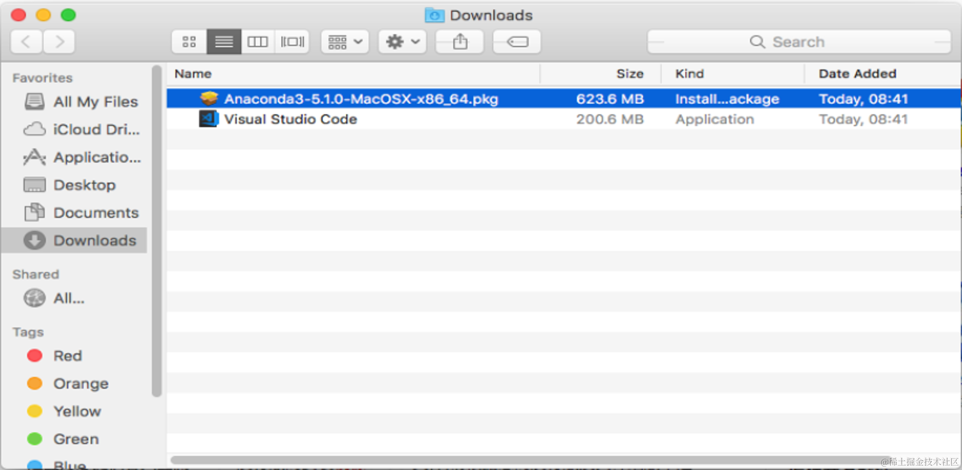 Anaconda的安装包