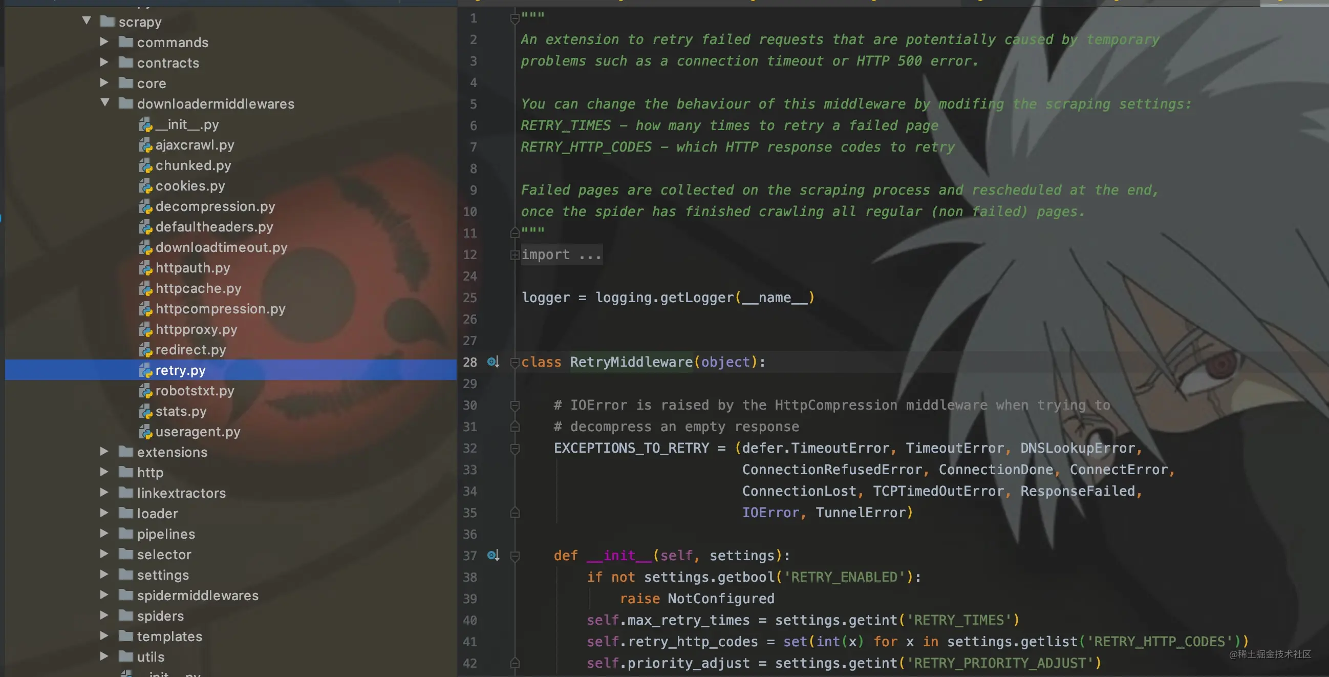 RetryMiddleware