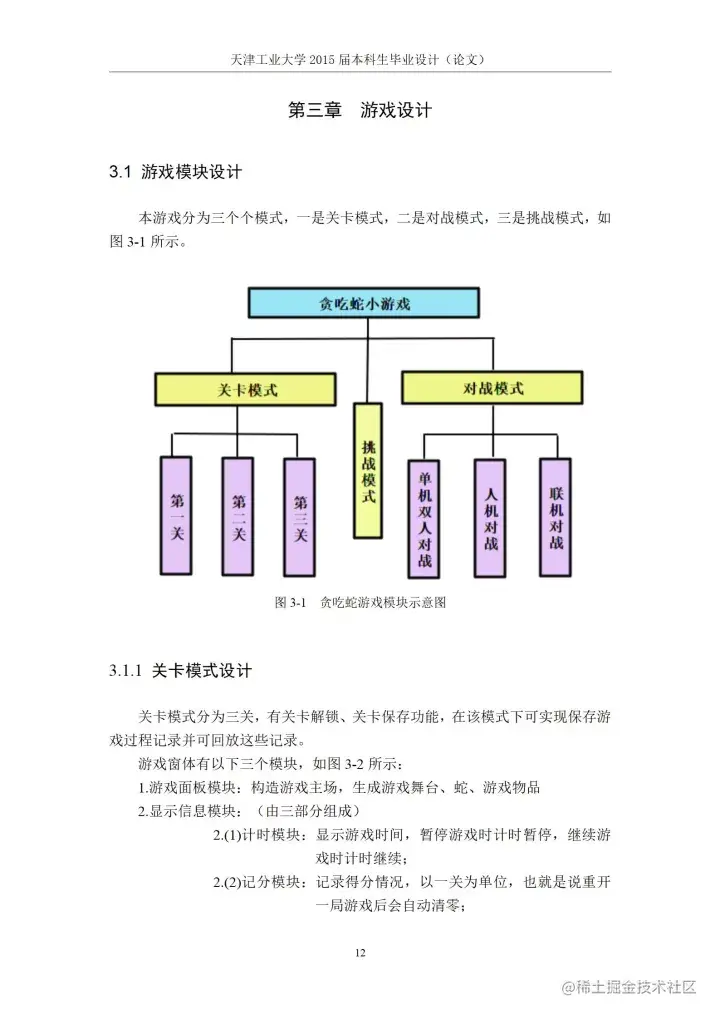 [开题报告+论文+源码]基于J2SE的贪吃蛇游戏的设计与实现